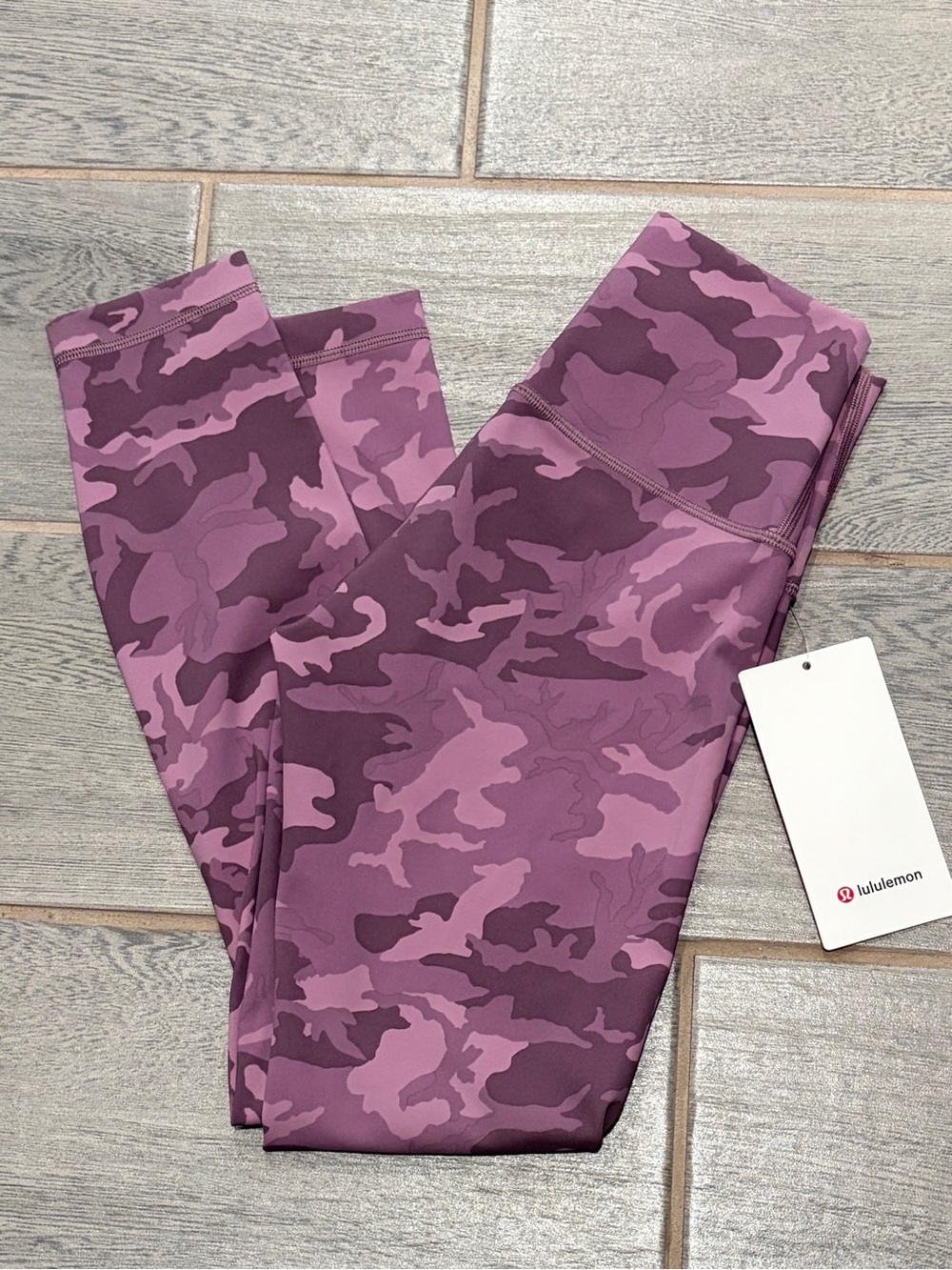 lululemon Purple Camo Leggings